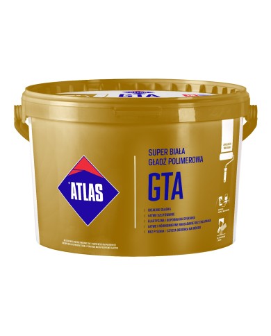 Gładź polimerowa Super Biała 18 kg GTA ATLAS - Wysoka Jakość Gładź polimerowa Super Biała 18 kg GTA ATLAS - Wysoka Jakość