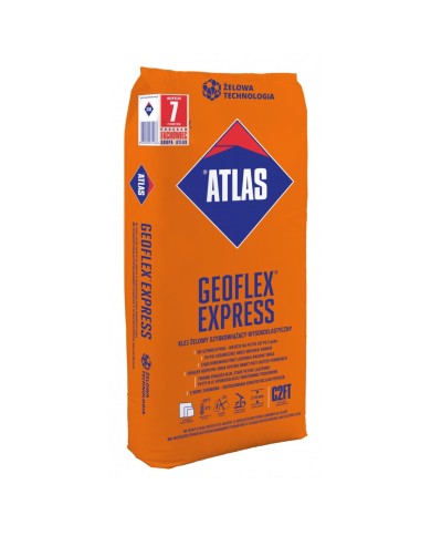 Klej żelowy Geoflex Express 25 kg - Szybkowiążący i elastyczny Klej żelowy Geoflex Express 25 kg - Szybkowiążący i elastyczny