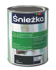 Farba do drewna i metalu czarny 0,8 L Supermal ŚNIEŻKA - najlepsza! Farba do drewna i metalu czarny 0,8 L Supermal ŚNIEŻKA - najlepsza!