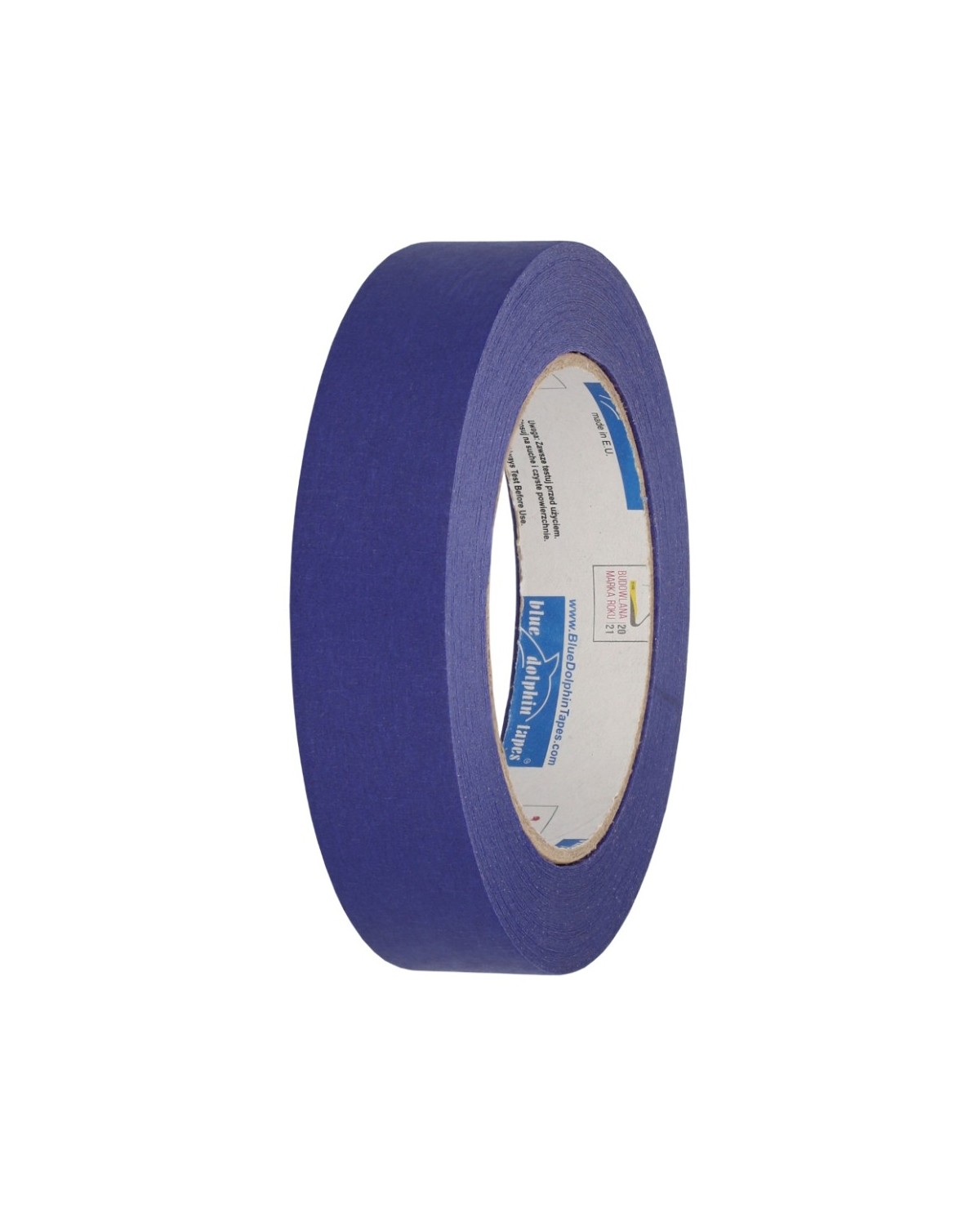 Taśma malarska 25 mm x 50 m BLUEDOLPHIN - Wysoka jakość Taśma malarska 25 mm x 50 m BLUEDOLPHIN - Wysoka jakość