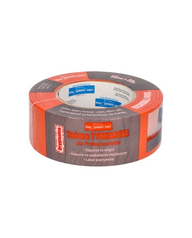 Taśma tynkarska 48 mm x 50 m BLUEDOLPHIN - idealna na chropowate Taśma tynkarska 48 mm x 50 m BLUEDOLPHIN - idealna na chropowate