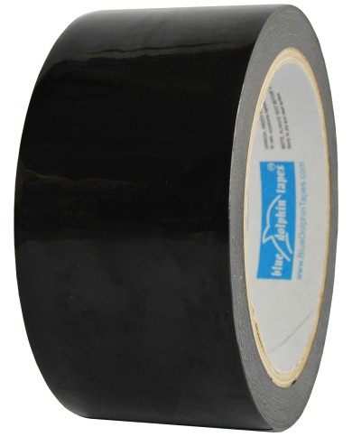 Taśma do folii budowlanych 50 mm - 50 m czarna BLUEDOLPHIN Taśma do folii budowlanych 50 mm - 50 m czarna BLUEDOLPHIN