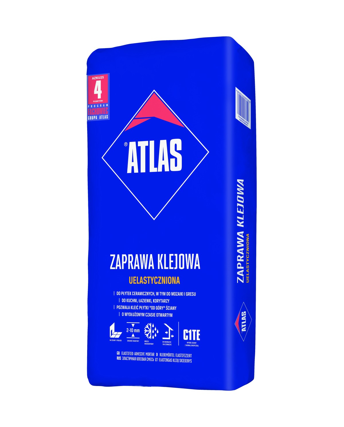 Klej do płytek uelastyczniony 25 kg ATLAS - Wysoka jakość Klej do płytek uelastyczniony 25 kg ATLAS - Wysoka jakość