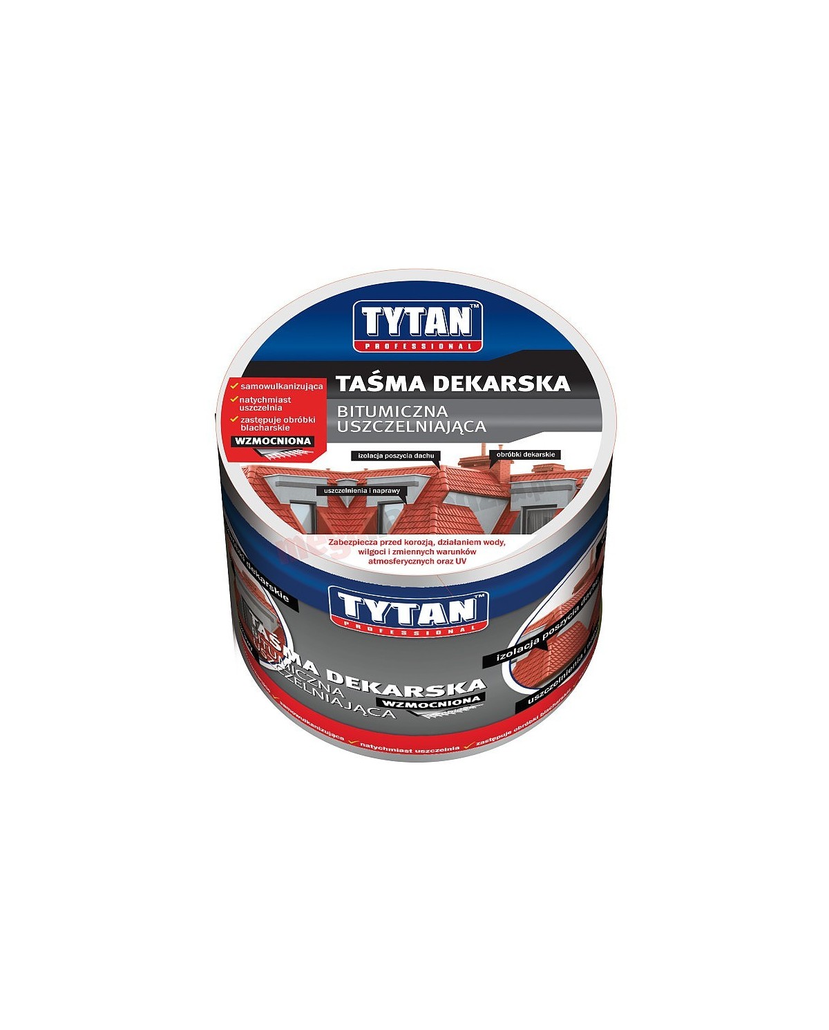 Taśma Dekoracyjna Bit Tytan Ciemny Brąz 150mm x 10m - Wysoka Jakość