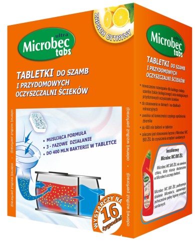 Tabletka do szamb Microbec Ultra BROS - Skuteczna ochrona Tabletka do szamb Microbec Ultra BROS - Skuteczna ochrona