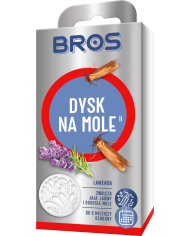 BROS - Dysk na mole z lawendą | Skuteczna ochrona w domu BROS - Dysk na mole z lawendą | Skuteczna ochrona w domu