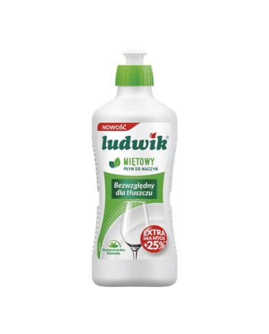 Płyn do naczyń 900ml Mięta - Ludwik | Skuteczna i świeża pielęgnacja Płyn do naczyń 900ml Mięta - Ludwik | Skuteczna i świeża pielęgnacja
