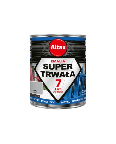 ALTAX Emalia Super Trwała 750ml - Popielaty Kolor do Wnętrz ALTAX Emalia Super Trwała 750ml - Popielaty Kolor do Wnętrz
