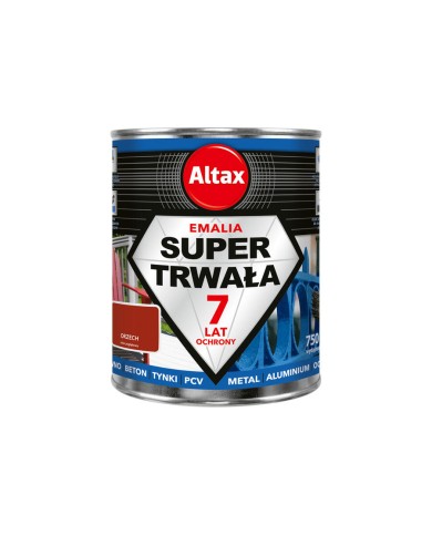 ALTAX Super Trwała Emalia 750ml Orzech - Wysoka Jakość i Trwałość