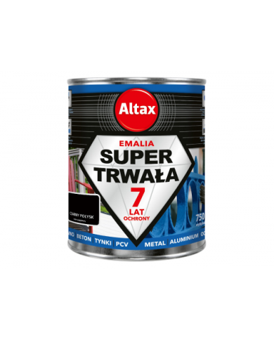 ALTAX Emalia 750ml Czarny Połysk - Super Trwała Powłoka ALTAX Emalia 750ml Czarny Połysk - Super Trwała Powłoka