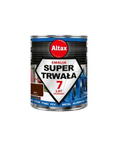 ALTAX Super Trwała Emalia 750ml Brąz - Wysoka Jakość i Trwałość ALTAX Super Trwała Emalia 750ml Brąz - Wysoka Jakość i Trwałość