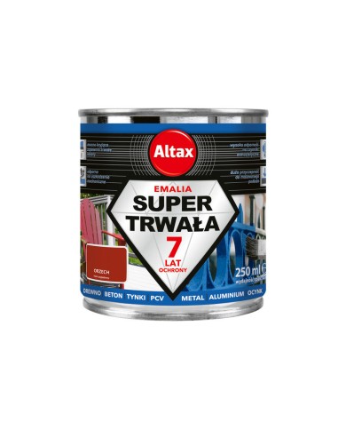 ALTAX Super Trwała Emalia 250ml Orzech - Wysoka Jakość i Trwałość ALTAX Super Trwała Emalia 250ml Orzech - Wysoka Jakość i Trwałość