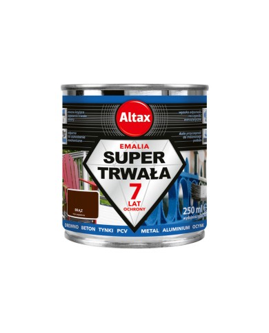 ALTAX Super Trwała Emalia 250ml Brązowa - Wysoka Jakość ALTAX Super Trwała Emalia 250ml Brązowa - Wysoka Jakość