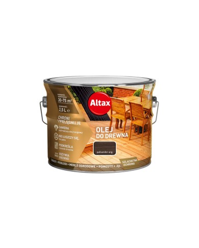 ALTAX Olej tungowy 2,5l - Palisander Angielski | Najlepsza Jakość