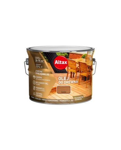 ALTAX Olej tungowy 2,5l kasztan - Wysoka jakość i ochrona ALTAX Olej tungowy 2,5l kasztan - Wysoka jakość i ochrona