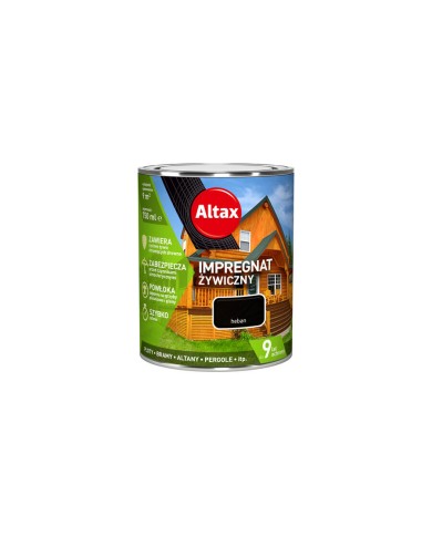 ALTAX Impregnat żywiczny 0,75 L heban - Ochrona i estetyka