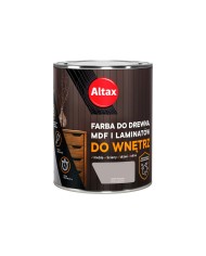 Farba do drewna i MDF 0,75 L szary ALTAX - idealna do wnętrz Farba do drewna i MDF 0,75 L szary ALTAX - idealna do wnętrz