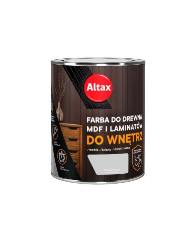 Farba do drewna i MDF 0,75 L czarny ALTAX - idealna do wnętrz Farba do drewna i MDF 0,75 L czarny ALTAX - idealna do wnętrz