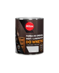 Farba do drewna i MDF 0,75 L czarny ALTAX - idealna do wnętrz Farba do drewna i MDF 0,75 L czarny ALTAX - idealna do wnętrz