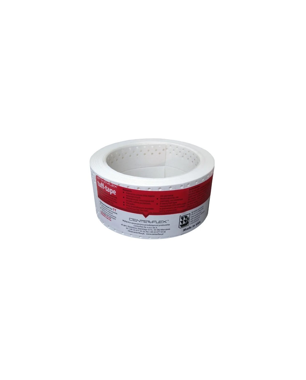 Taśma TUFF TAPE 20mb do płyt G/K - Wysoka jakość i trwałość Taśma TUFF TAPE 20mb do płyt G/K - Wysoka jakość i trwałość