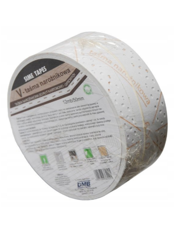 Taśma narożnikowa V-12 50mm x 12m - Wysoka jakość i trwałość Taśma narożnikowa V-12 50mm x 12m - Wysoka jakość i trwałość
