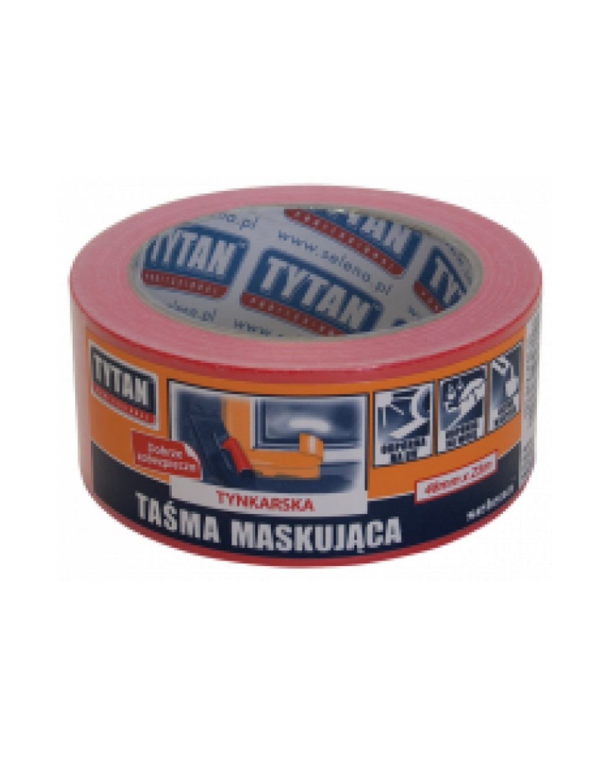 Taśma maskująca 14-dniowa 48 mm - 50 m TYTAN | Wysoka jakość Taśma maskująca 14-dniowa 48 mm - 50 m TYTAN | Wysoka jakość