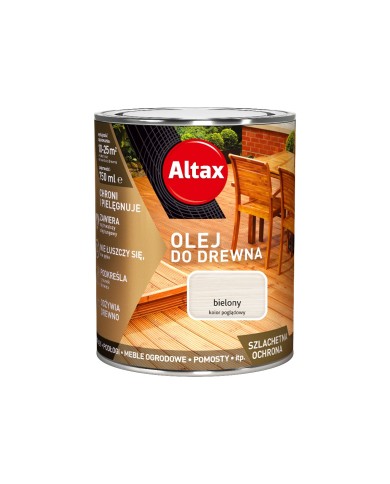 Olej do drewna 0,75 L bezbarwny ALTAX - Ochrona i piękno Olej do drewna 0,75 L bezbarwny ALTAX - Ochrona i piękno