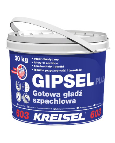 Gipsel Plus 603 - Gotowa Gładź Szpachlowa do Wnętrz Gipsel Plus 603 - Gotowa Gładź Szpachlowa do Wnętrz