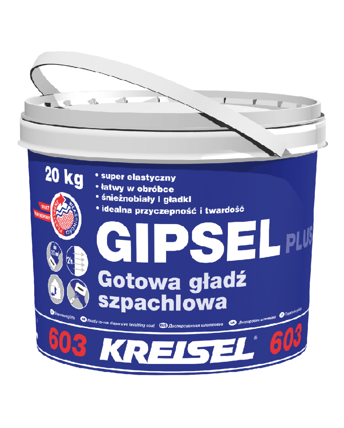 Gipsel Plus 603 - Gotowa Gładź Szpachlowa do Wnętrz Gipsel Plus 603 - Gotowa Gładź Szpachlowa do Wnętrz
