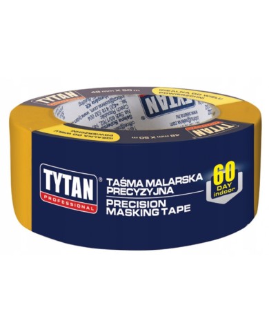 Tytan Taśma Malarska Precyzyjna 48MM x 50MM - Wysoka Jakość Tytan Taśma Malarska Precyzyjna 48MM x 50MM - Wysoka Jakość