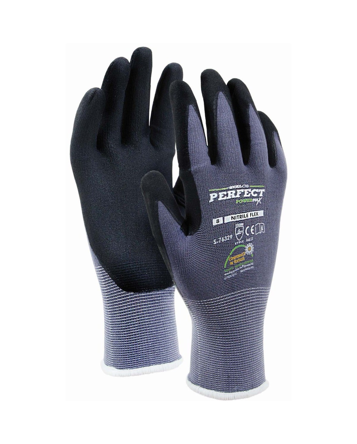 Rękawice nylonowe Nitrile Flex 8 Powermax STALCO - Idealne do pracy