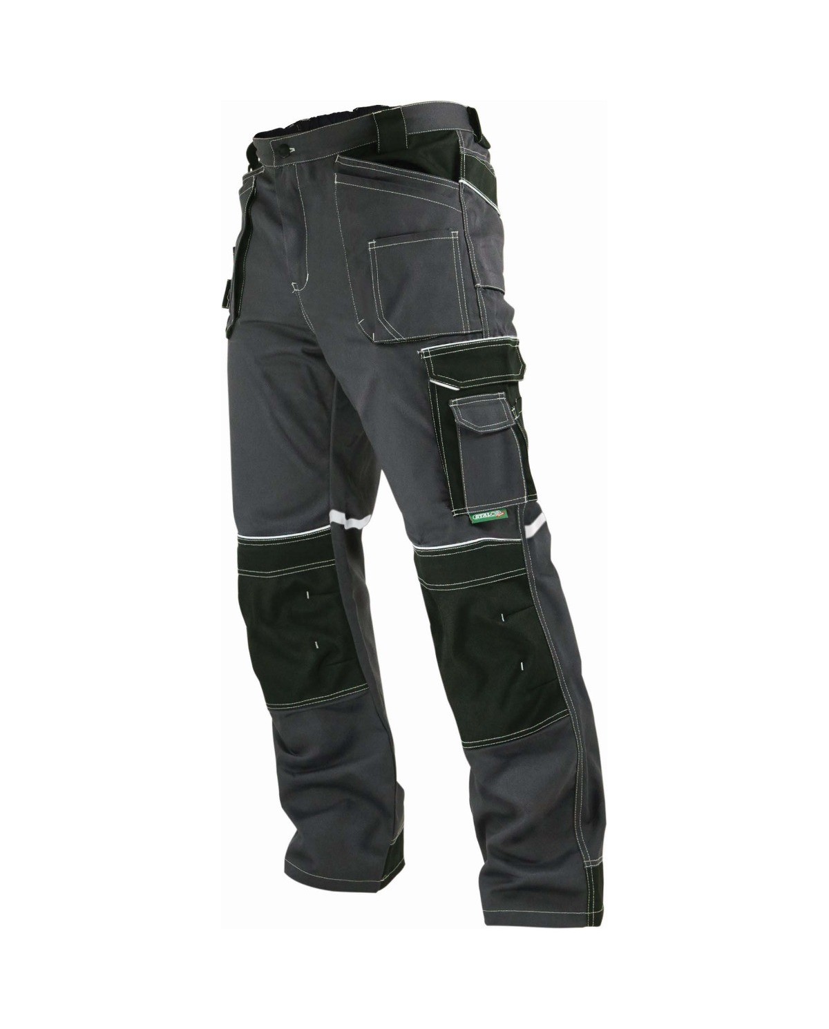 Spodnie robocze Allround Line S-48 STALCO PREMIUM szaro-czarne