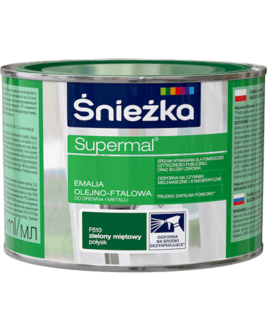 Farba Supermal Zielona Mięta 0,4 L - ŚNIEŻKA | Najlepsza Jakość Farba Supermal Zielona Mięta 0,4 L - ŚNIEŻKA | Najlepsza Jakość