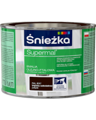 Farba Supermal brązowy czekoladowy 0,4 L - ŚNIEŻKA Farba Supermal brązowy czekoladowy 0,4 L - ŚNIEŻKA