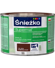 Farba Supermal brązowy 0,4 L - ŚNIEŻKA | Wysoka jakość i trwałość Farba Supermal brązowy 0,4 L - ŚNIEŻKA | Wysoka jakość i trwałość