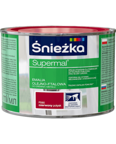 Farba Supermal Czerwony 0,4 L - ŚNIEŻKA | Wysoka Jakość Farba Supermal Czerwony 0,4 L - ŚNIEŻKA | Wysoka Jakość