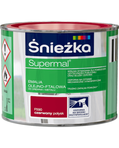 Farba Supermal Czerwony 0,2 L - ŚNIEŻKA | Wysoka Jakość Farba Supermal Czerwony 0,2 L - ŚNIEŻKA | Wysoka Jakość