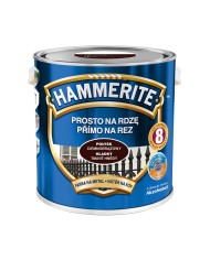 Farba do metalu 2,5 L ciemnobrązowy połysk HAMMERITE - wysoka jakość Farba do metalu 2,5 L ciemnobrązowy połysk HAMMERITE - wysoka jakość