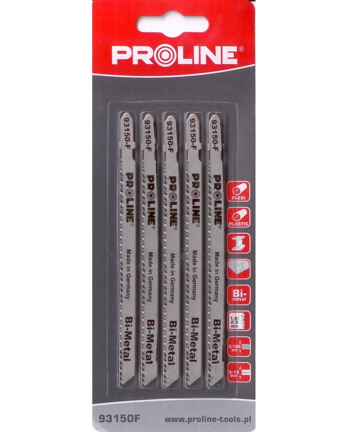 Brzeszczot Bi-metal 110x132 mm 10TPI 1.8 mm B 5 PROLINE - Wyrzynarka Brzeszczot Bi-metal 110x132 mm 10TPI 1.8 mm B 5 PROLINE - Wyrzynarka
