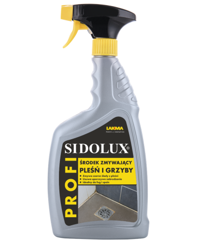 Preparat SIDOLUX PROFI 0,75 L - Zwalcz pleśń i grzyby Preparat SIDOLUX PROFI 0,75 L - Zwalcz pleśń i grzyby