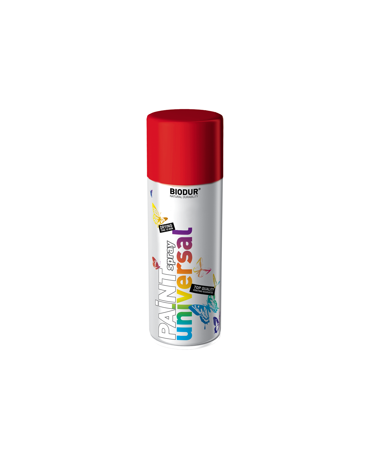 Farba spray Biodur Czerwony Ognisty RAL 3000 - Wysoka Jakość Farba spray Biodur Czerwony Ognisty RAL 3000 - Wysoka Jakość