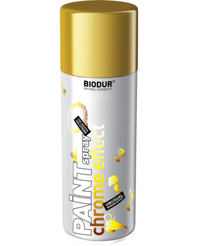 Spray Biodur emalia złoto chrome effect 400ml - wysoka jakość! Spray Biodur emalia złoto chrome effect 400ml - wysoka jakość!