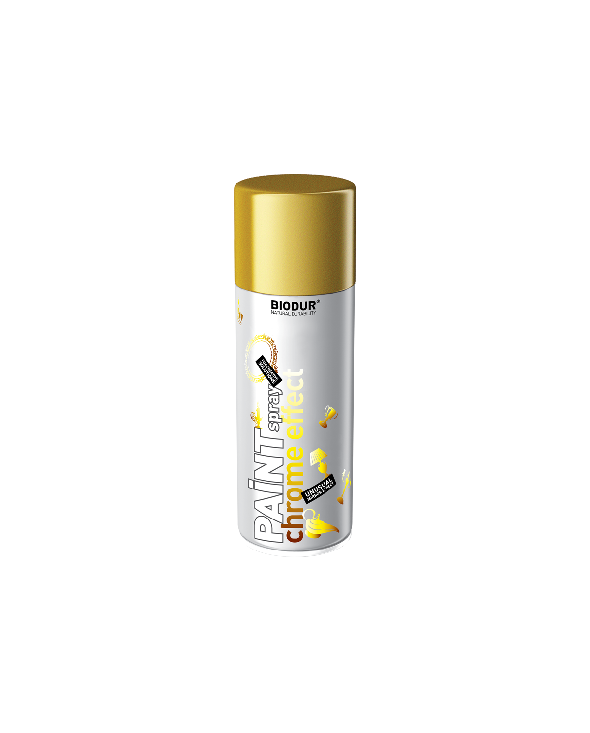 Spray Biodur emalia złoto chrome effect 400ml - wysoka jakość! Spray Biodur emalia złoto chrome effect 400ml - wysoka jakość!