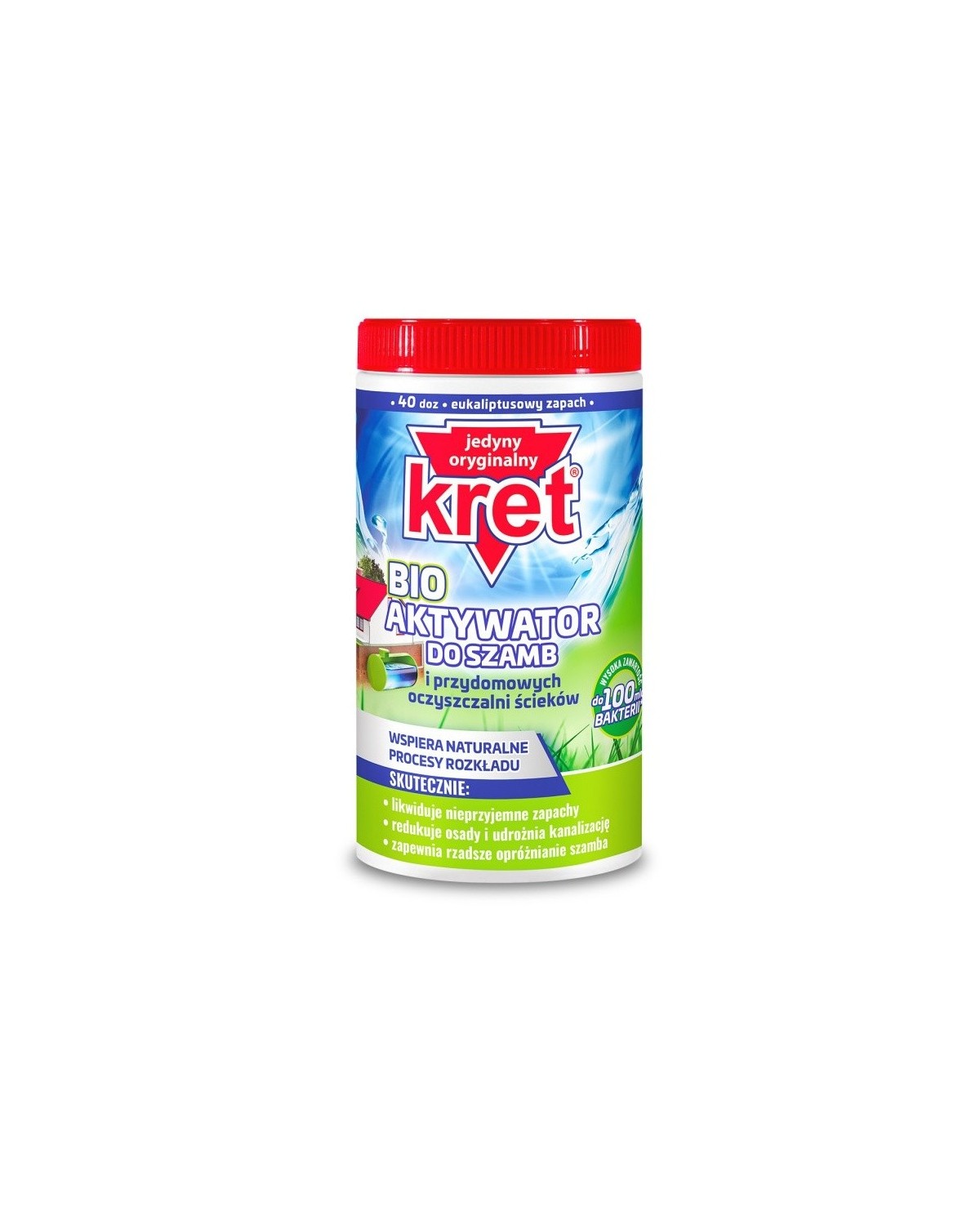 KRET BIO Aktywator do szamb i oczyszczalni 1KG - Skuteczny wybór KRET BIO Aktywator do szamb i oczyszczalni 1KG - Skuteczny wybór