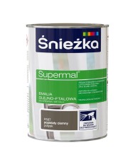 Farba Supermal 0,8 L popielaty ciemny - drewno i metal ŚNIEŻKA Farba Supermal 0,8 L popielaty ciemny - drewno i metal ŚNIEŻKA