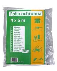 Folia budowlana 280 g 4x5 m KAEM - Wytrzymałość i jakość Folia budowlana 280 g 4x5 m KAEM - Wytrzymałość i jakość