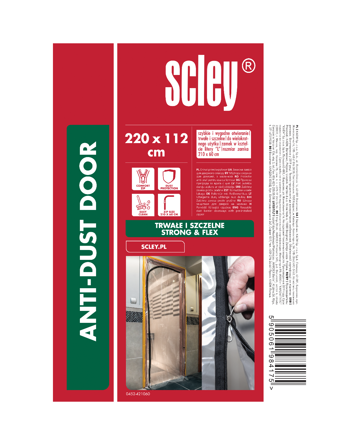 Kurtyna przeciwpyłowa L SCLEY - Skuteczna ochrona przed pyłem Kurtyna przeciwpyłowa L SCLEY - Skuteczna ochrona przed pyłem