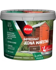 ALTAX Impregnat JEDNA WARSTWA Brąz 9L - Ochrona i Estetyka ALTAX Impregnat JEDNA WARSTWA Brąz 9L - Ochrona i Estetyka