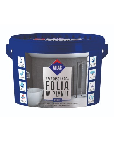 Szybkoschnąca folia w płynie 5 kg Woder E ATLAS - Najlepsza jakość Szybkoschnąca folia w płynie 5 kg Woder E ATLAS - Najlepsza jakość