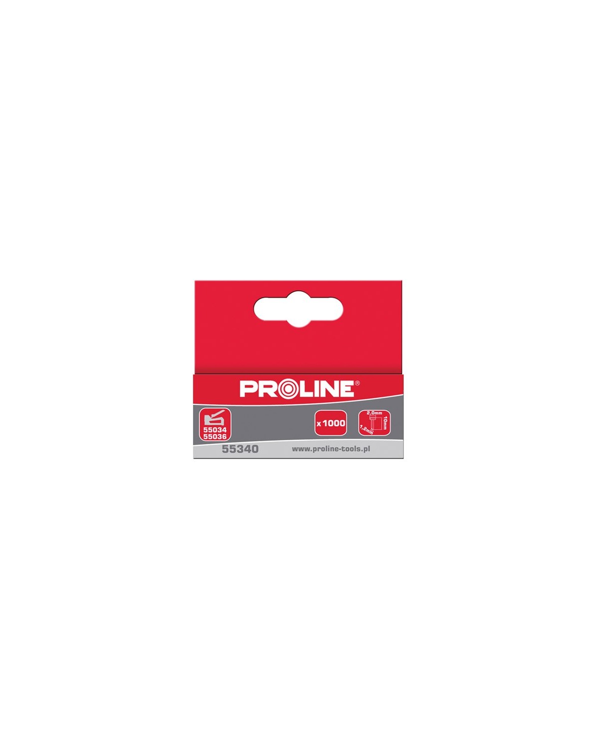 Gwoździe do zszywaczy PROLINE 14x2,0x1,2 mm - 1000 szt. Gwoździe do zszywaczy PROLINE 14x2,0x1,2 mm - 1000 szt.